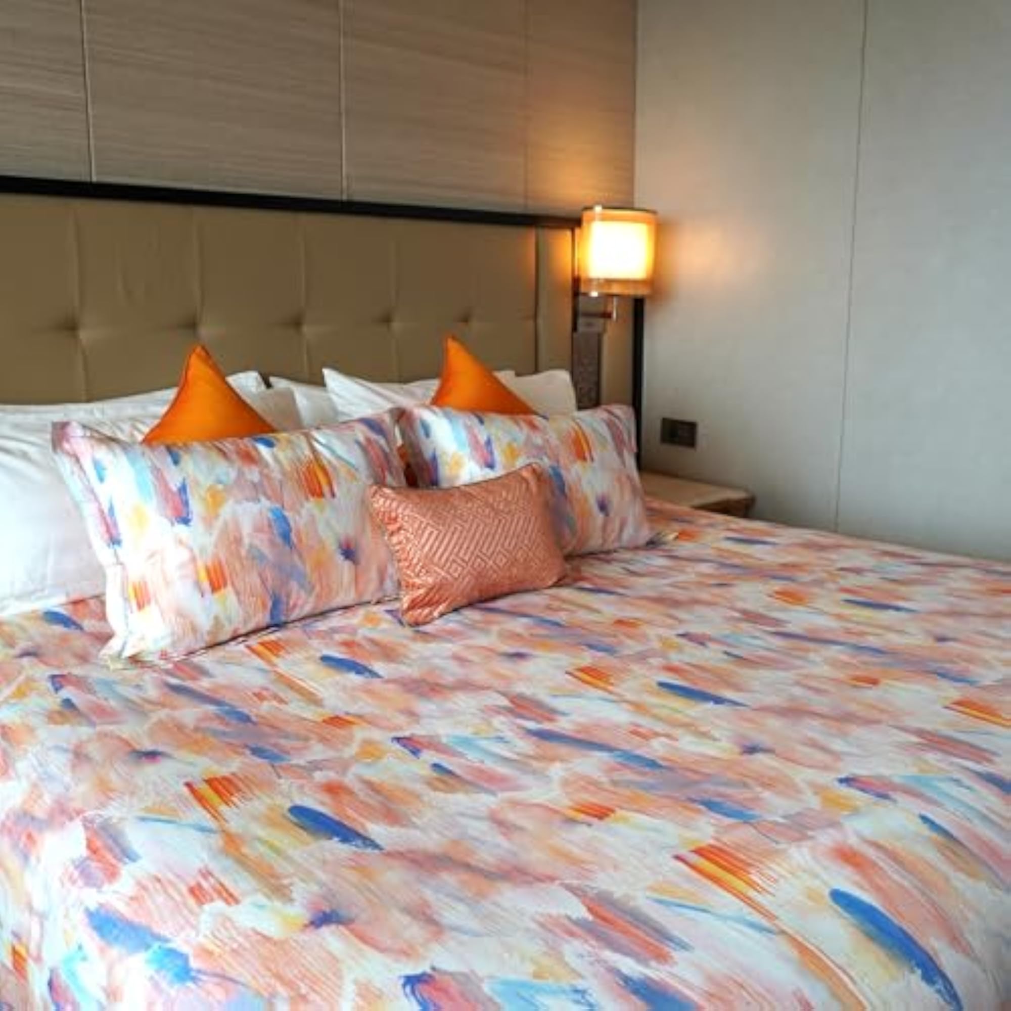 350 TC Super King Double Bedsheet with 2 Pillow Covers